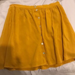 Mustard Yellow Skirt